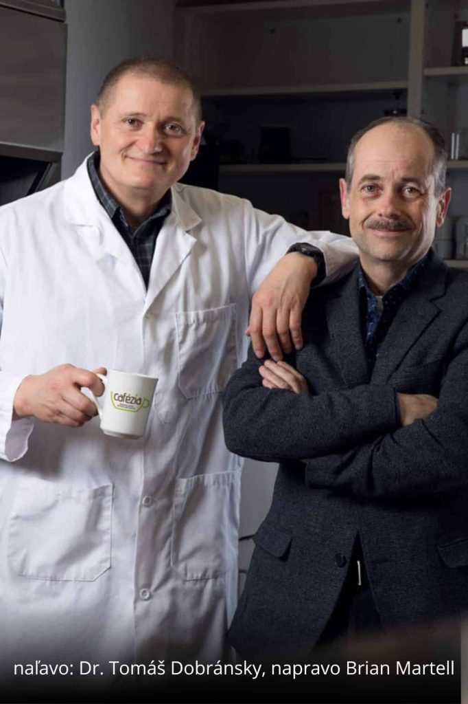 Tomáš Dobránsky, autor kávy Cafézia a Brian Martell
