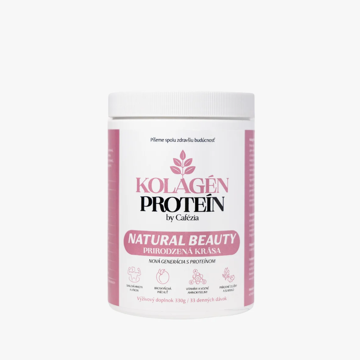 Cafézia Natural Beauty – kolagénový komplex, kolagénové peptidy, vitamín C, biotín a vitamín B12, pokožka, vlasy, nechty, krása a regenerácia